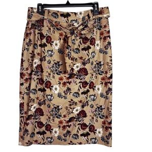 3/$20 ANTONIO MELANI Floral Print Midi Skirt Size 12